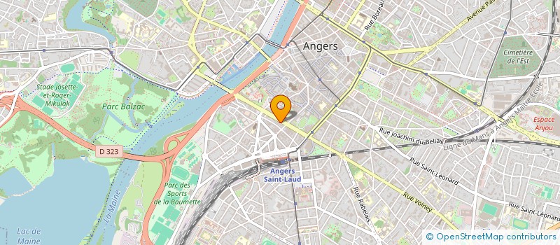 localisation de l'entreprise CHAMBRE SYNDICALE LA MEUNERIE à ANGERS