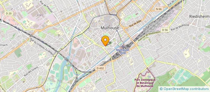 localisation de l'entreprise CHAMBRE SYNDICALE MEDECINS DU HAUT-RHIN  MULHOUSE