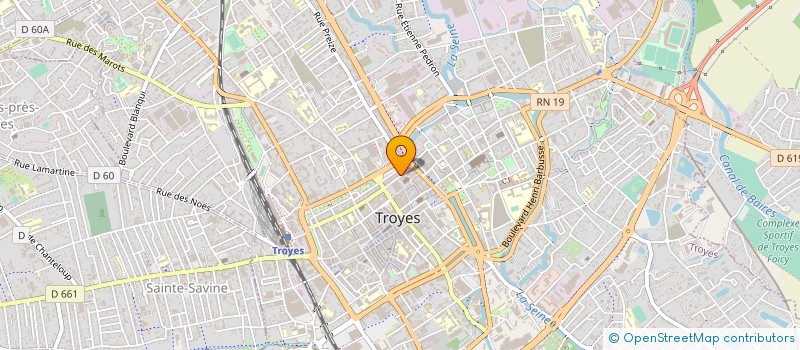 localisation de l'entreprise CHAMBRE SYNDICALE PROPRIETAIRE à TROYES