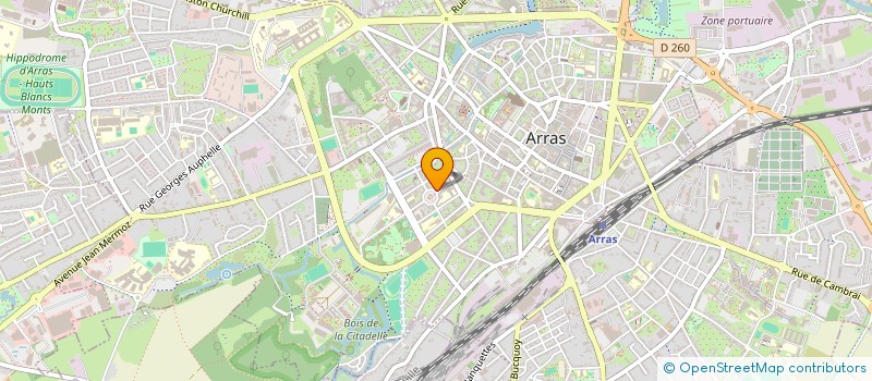 localisation de l'entreprise CHAMBRE SYNDICALE REPRESENTANT à ARRAS