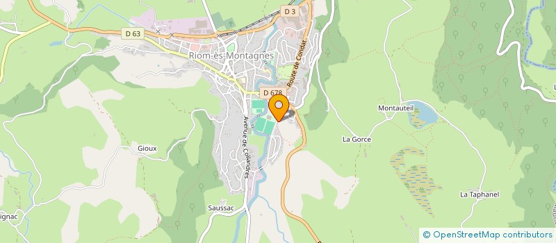 localisation de l'entreprise CHAMBRES D'HOTES LO CASAU à RIOM-ES-MONTAGNES