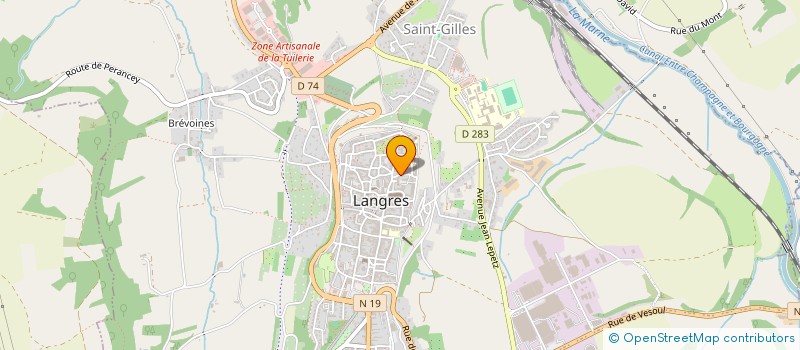 localisation de l'entreprise CHAMBRES DU CHAPITRE ET AUTRES à LANGRES