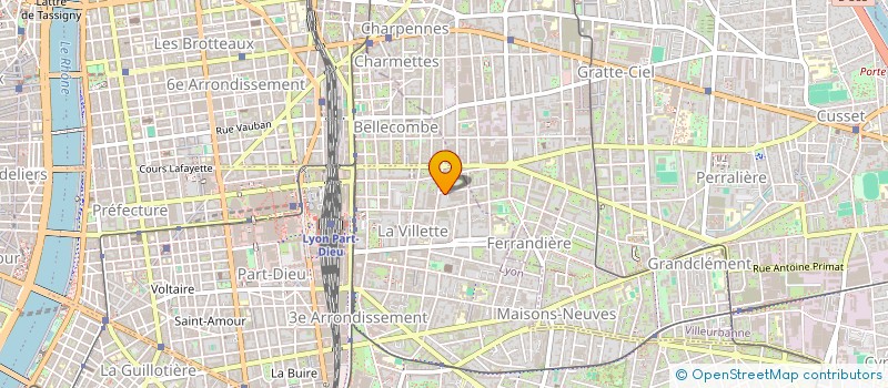 localisation de l'entreprise CHAMBRESLYON.COM  LYON