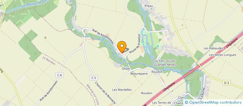 localisation de l'entreprise CHAMBRIN BERTRAND à HUISSEAU-SUR-MAUVES
