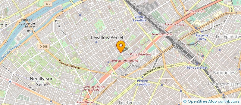 localisation de l'entreprise CHAMBRINJEAN P&LECLERE PIERRE à LEVALLOIS PERRET