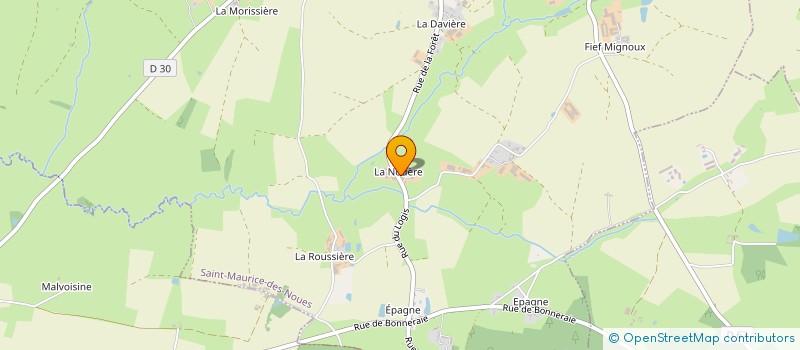 localisation de l'entreprise CHAMBRON  SAINT-MAURICE-DES-NOUES