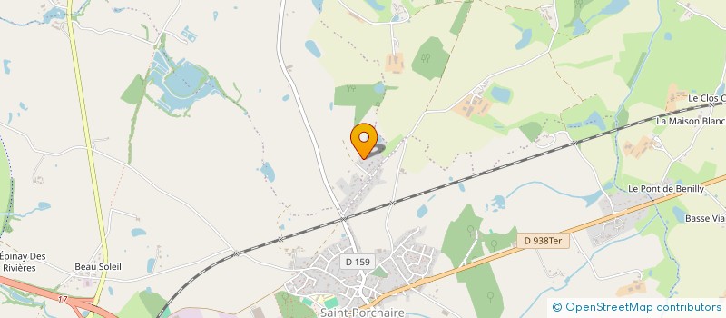 localisation de l'entreprise CHAMBROUTET  BRESSUIRE