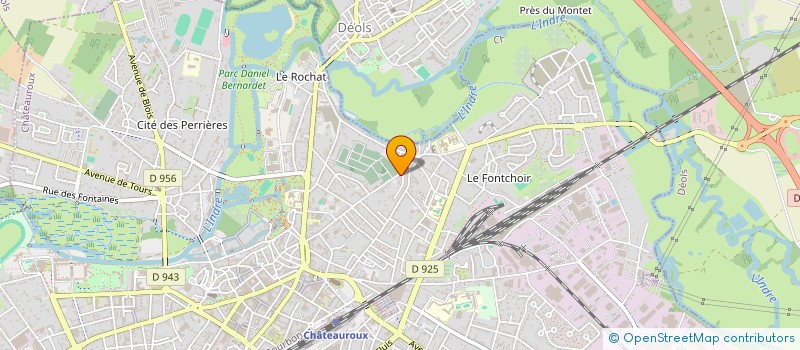 localisation de l'entreprise CHAMDAIN à CHATEAUROUX