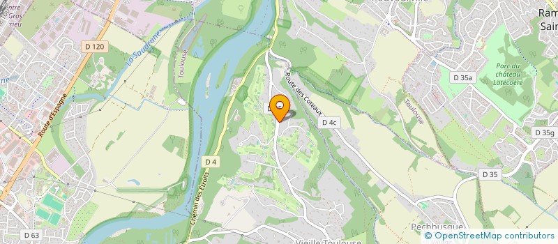 localisation de l'entreprise CHAME  VIEILLE-TOULOUSE