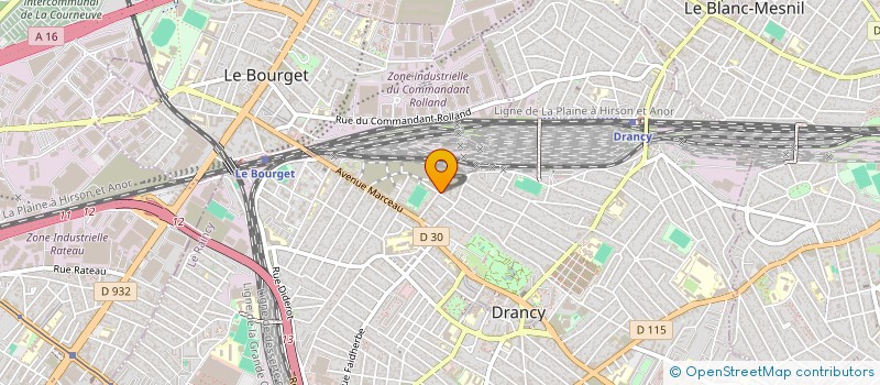 localisation de l'entreprise CHAMEBEL FRANCE SA à DRANCY