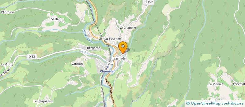 localisation de l'entreprise CHAMELET ENSEMBLE  CHAMELET