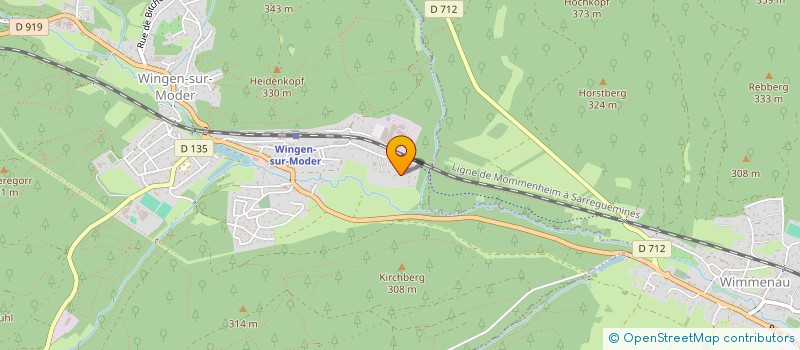 localisation de l'entreprise CHAMELLE  WINGEN-SUR-MODER