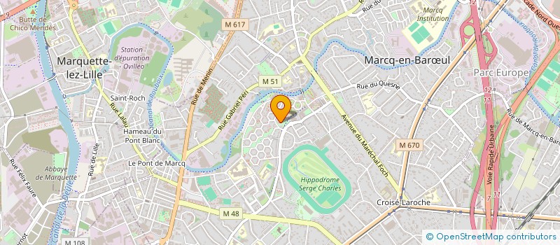 localisation de l'entreprise CHAMELLES TROP FILLES à MARCQ-EN-BARŒUL