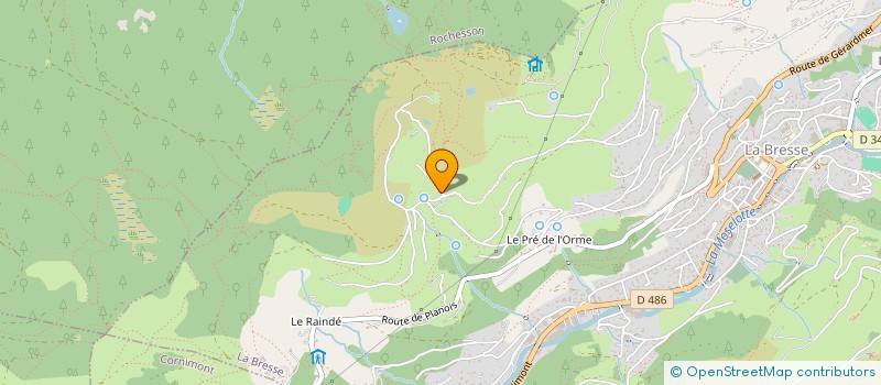 localisation de l'entreprise CHAMEROIS FAMILY  LA BRESSE