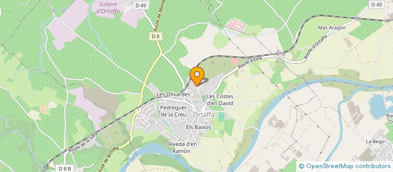 localisation de l'entreprise CHAMEYRAT-GUGLER  ORTAFFA