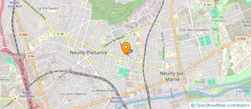 localisation de l'entreprise CHAMI à NEUILLY-PLAISANCE