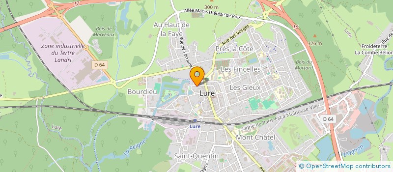 localisation de l'entreprise CHAMIE  LURE