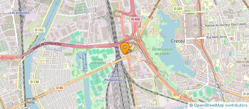 localisation de l'entreprise CHAMILLE à CRETEIL