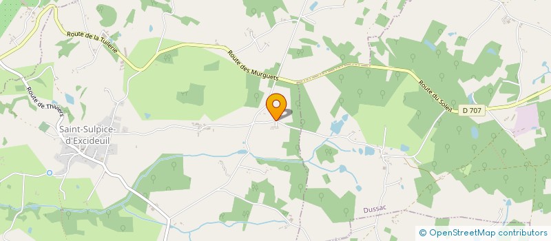 localisation de l'entreprise CHAMINADE  SARRAZAC