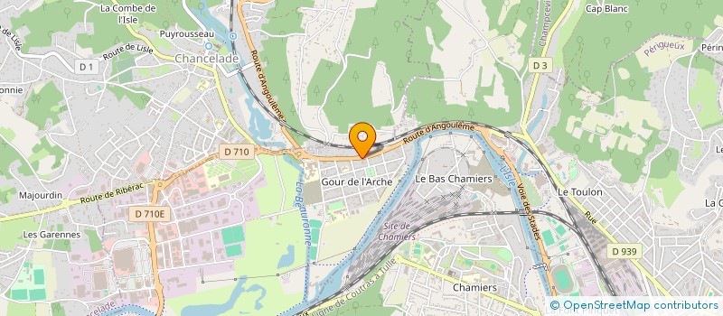 localisation de l'entreprise CHAMINADE à PERIGUEUX