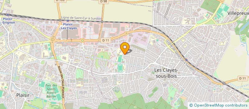 localisation de l'entreprise CHAMINI GROUP à LES CLAYES-SOUS-BOIS
