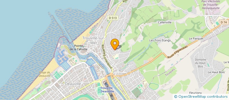 localisation de l'entreprise CHAMIRA  TROUVILLE-SUR-MER
