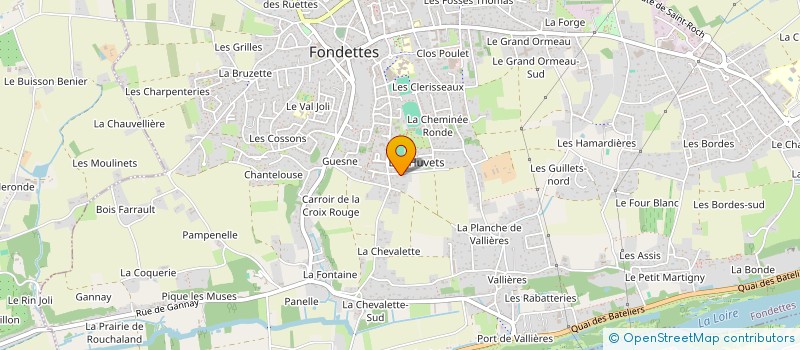 localisation de l'entreprise CHAMISO à FONDETTES