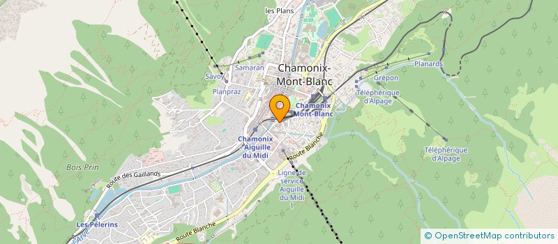 localisation de l'entreprise CHAMKEYS  CHAMONIX-MONT-BLANC