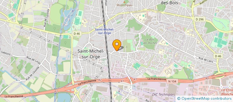 localisation de l'entreprise CHAMLIS  SAINT-MICHEL-SUR-ORGE