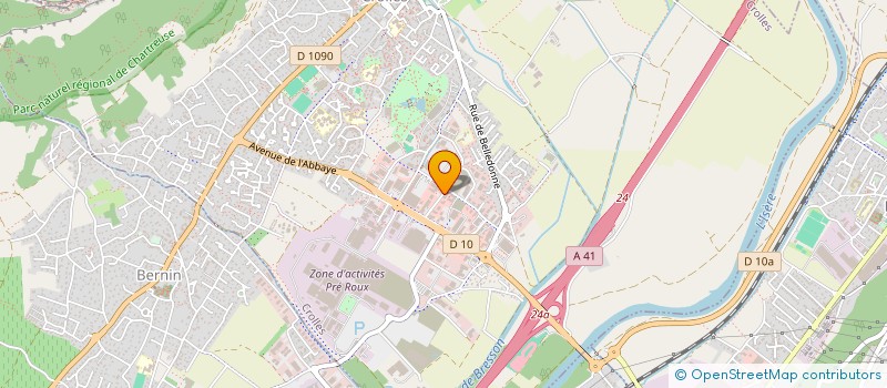 localisation de l'entreprise CHAMMASE  CROLLES