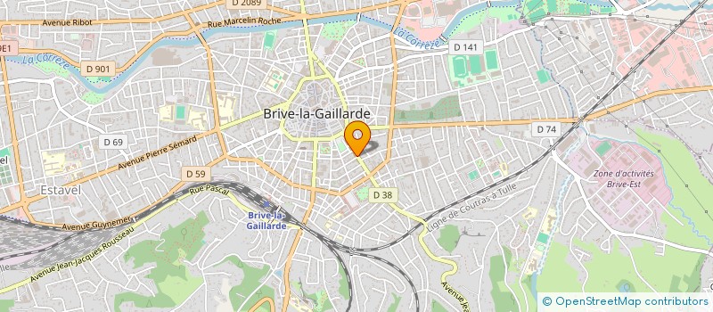 localisation de l'entreprise CHAMO à BRIVE-LA-GAILLARDE