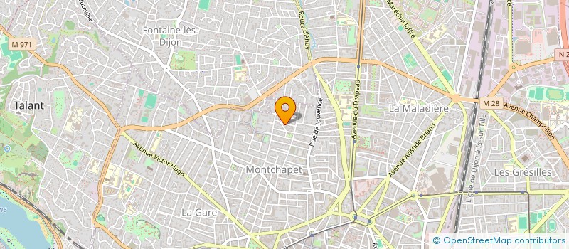 localisation de l'entreprise CHAMOIN-MELSENS ARCHITECTES ASSOCIES  DIJON