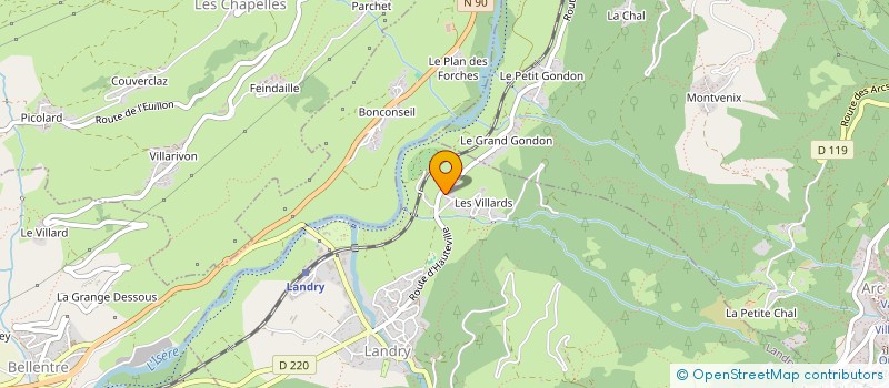 localisation de l'entreprise CHAMOIS FLOORBALL CLUB  LANDRY