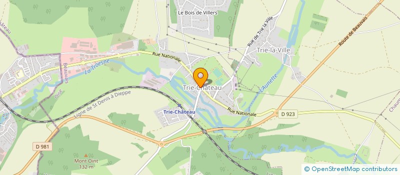 localisation de l'entreprise CHAMOISERIES NIVERT à TRIE-CHATEAU