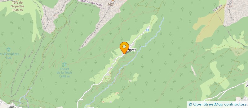 localisation de l'entreprise CHAMOISETTE  THONES