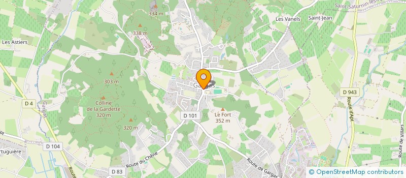 localisation de l'entreprise CHAMOLO  GARGAS