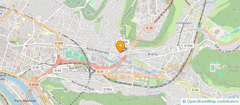 localisation de l'entreprise CHAMOND CAROLINE  ROUEN