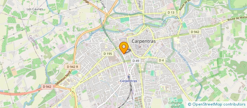 localisation de l'entreprise CHAMONIMM  CARPENTRAS