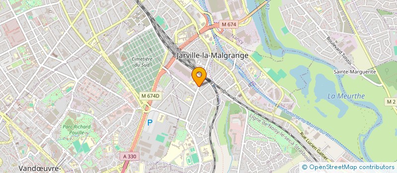 localisation de l'entreprise CHAMONIX  JARVILLE-LA-MALGRANGE