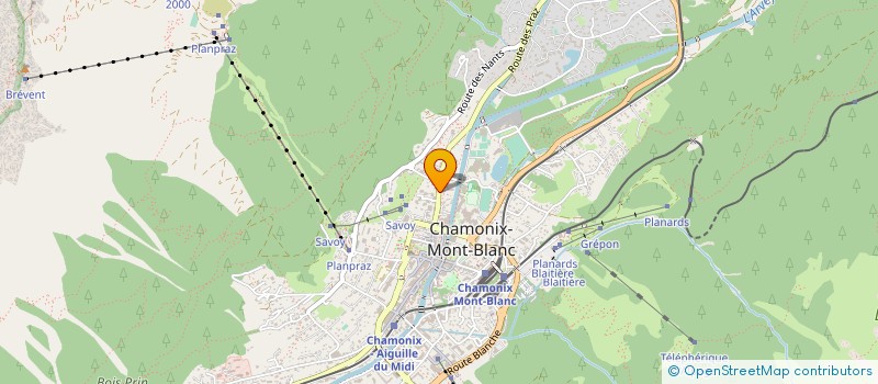localisation de l'entreprise CHAMONIX RADIO à CHAMONIX-MONT-BLANC