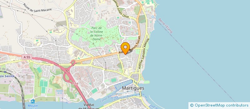 localisation de l'entreprise CHAMONTIN  MARTIGUES