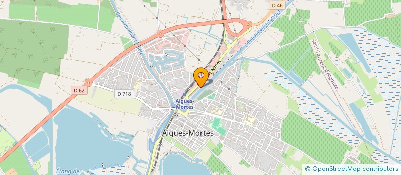 localisation de l'entreprise CHAMOREL  AIGUES-MORTES