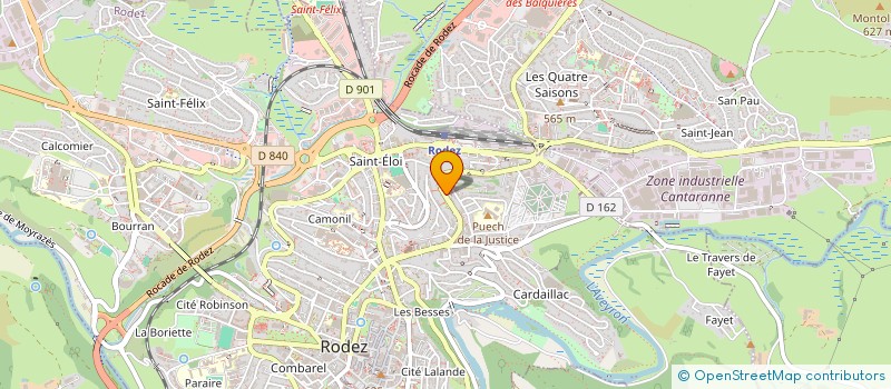 localisation de l'entreprise CHAMOROT & CO  RODEZ