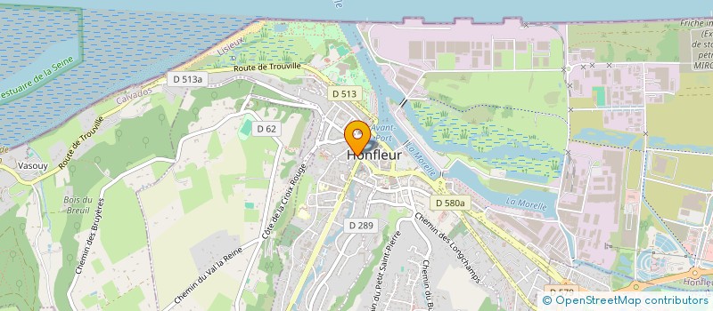 localisation de l'entreprise CHAMOTTE PERIGORD SENTEUR, TERRES ET GALETS  HONFLEUR