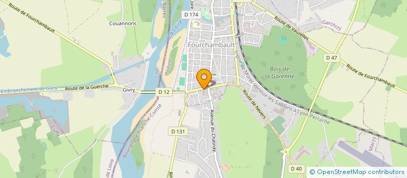 localisation de l'entreprise CHAMOUARD FRERES à MARZY