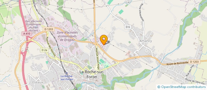 localisation de l'entreprise CHAMOUX - VIDONNE à AMANCY
