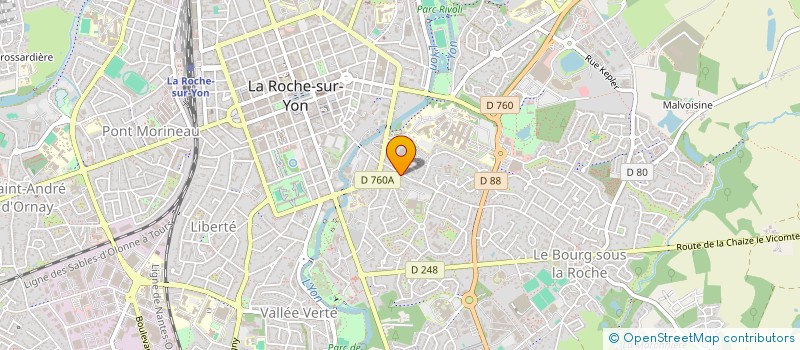 localisation de l'entreprise CHAMP 24  LA ROCHE-SUR-YON