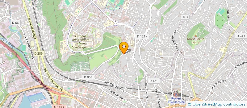 localisation de l'entreprise CHAMP' à MONT-SAINT-AIGNAN