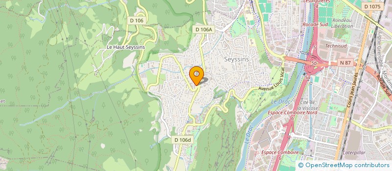 localisation de l'entreprise CHAMP ALAIN ET MARC  SEYSSINS