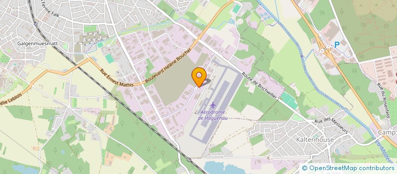 localisation de l'entreprise CHAMP'ALSACE SARL  HAGUENAU